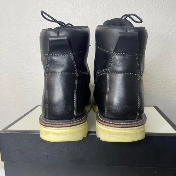 Wolverine I-90 DuraShocks Black Leather 6" Work Boot WP W200147 Men's Size 13 M - Picture 6 of 14